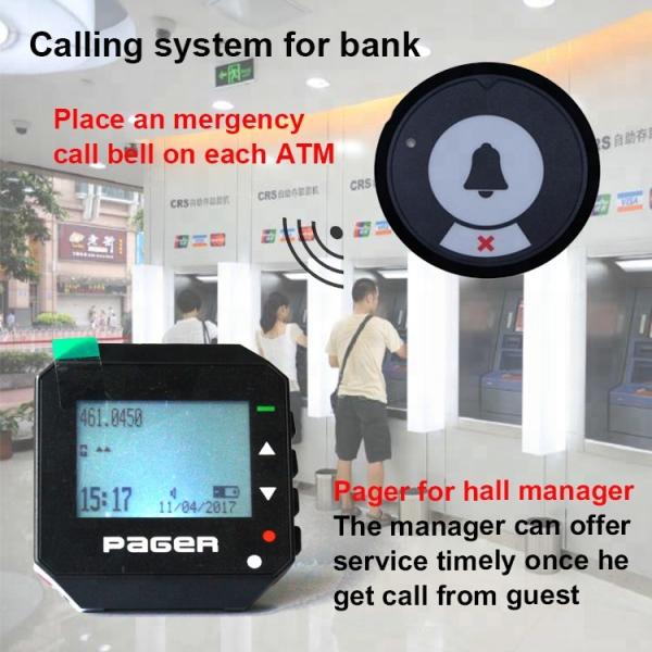 Умное долговечное использование Электронная система звонков запястье часов пейджер