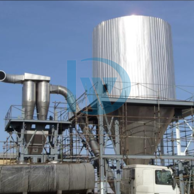 Energy Saving Industrial Spray Dryer with 120-300℃ Drying Temperature and 70% Efficiency for Material Powder