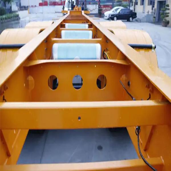 Tractor Trailers Container Chassis Skeleton Truck Semi Trailer with Tread 1820mm