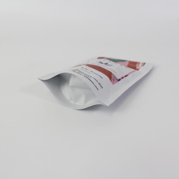 Healthy snacks chips plastic packaging flat bottom zipper bag