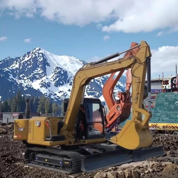 CAT 307 Excavateur à rouleaux d'occasion Caterpillar 307 Vieux creuseurs pour la construction
