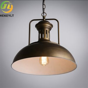 Свет нордического стиля черноты основания E26 шарика ретро промышленного привесной