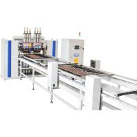 Machine de soudage à treillis métallique de réfrigérateur à grille avec alimentateur à double couche