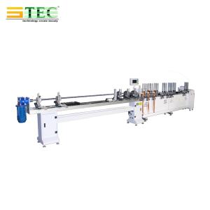 Automatic Wooden Venetain Blind Machine Faux Wood Slat Punching Threading
