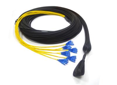 SM SC - SC 24F Pre Terminated Multi Fiber Cables Highly Flexible Custom Length