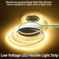 Faixa de luz LED auto-aderente de 24V para sala de estar sem luz principal Cuttable a cada 3 LEDs