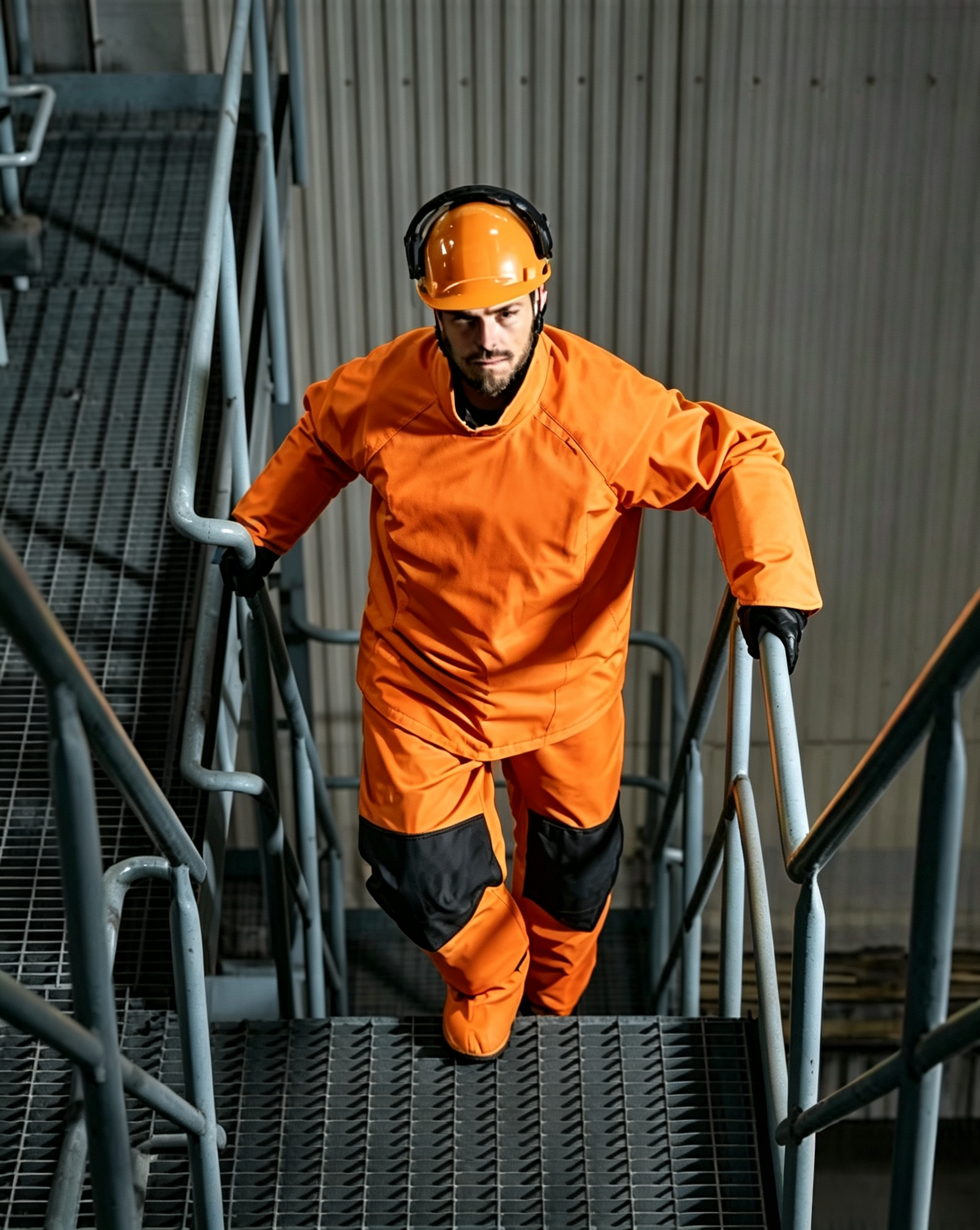 Lightweight Industrial Workwear Ergonomic Safety Work Clothes Wear Resistant
