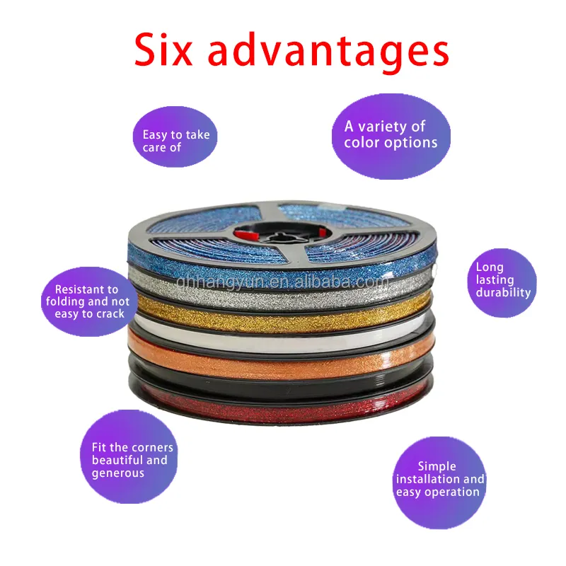 Self Adhesive Water and Mildew Proof Trim Strips Beautiful Edge Decorative Lines Tape Door Window Gap Beauty Seam Stickers
