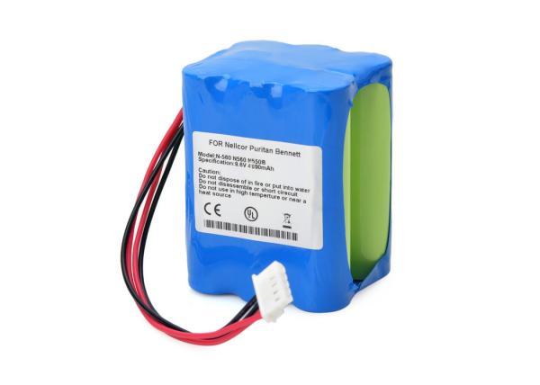 N550B N560 N-550 Pulse Oximeter Battery 9.6V 3800mAh NI-MH For Nellcor Puritan Bennett