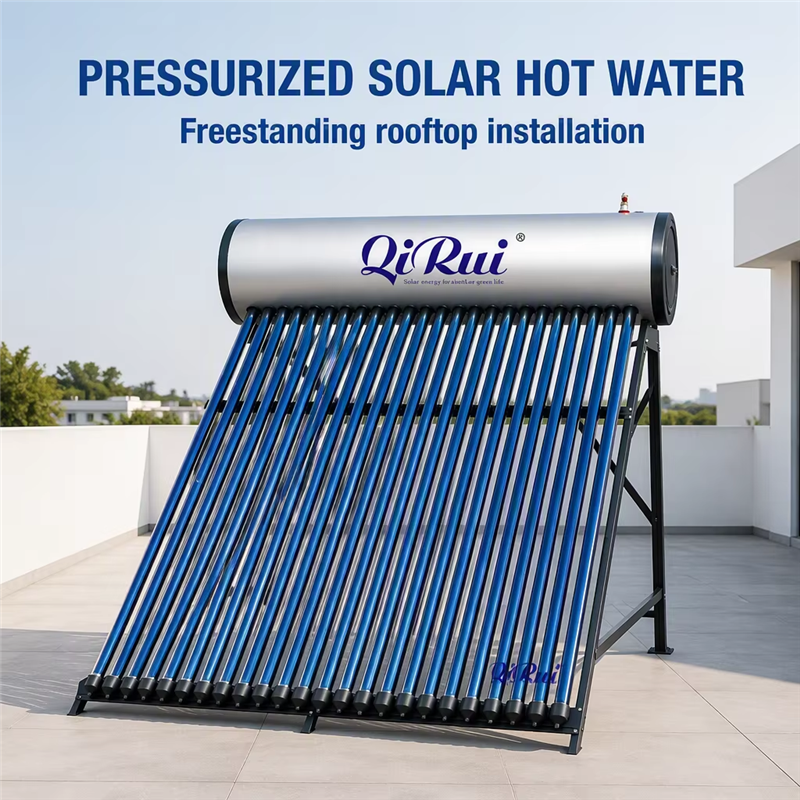 Pressurized Compact Type Stainless Steel Inner Tank Solar Water Heater Heat Pipe Solar Geyser