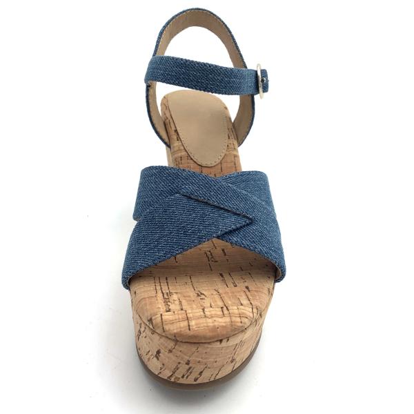 Wedge High Heel Stylish Sandals , Ladies Heeled Sandals For Party Cocktail