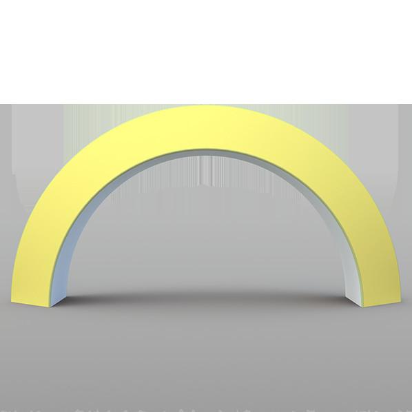 Durable Aluminum Backdrop Arch Stand For Balloons Exhibition Booth