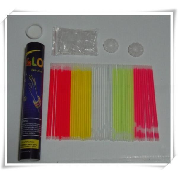 8 Inch Assorted Colors Glow Stick Bracelet 50pcs Perfect for Party 2 Years Shelf Life