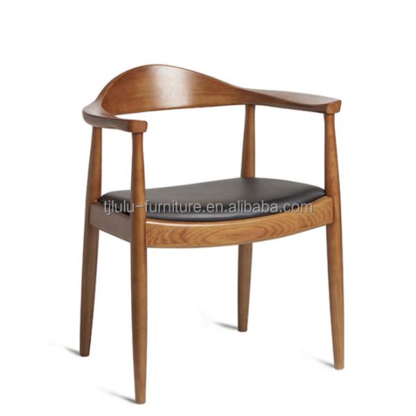 Solid Wood Dining Chair With Armrest Kennedy President Chair For Best Sale Dining Room Furniture