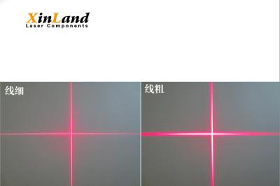 Linha gerador do semicondutor do laser com brilho alto de cabelo transversal de 650nm 200mw