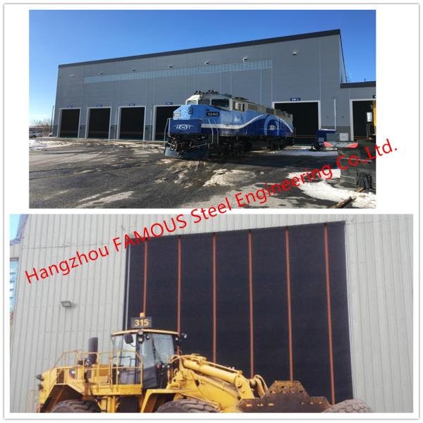 Extra-large Commercial Rubber Garage Doors Industrial-strength High Speed Roll Up Rubber Doors