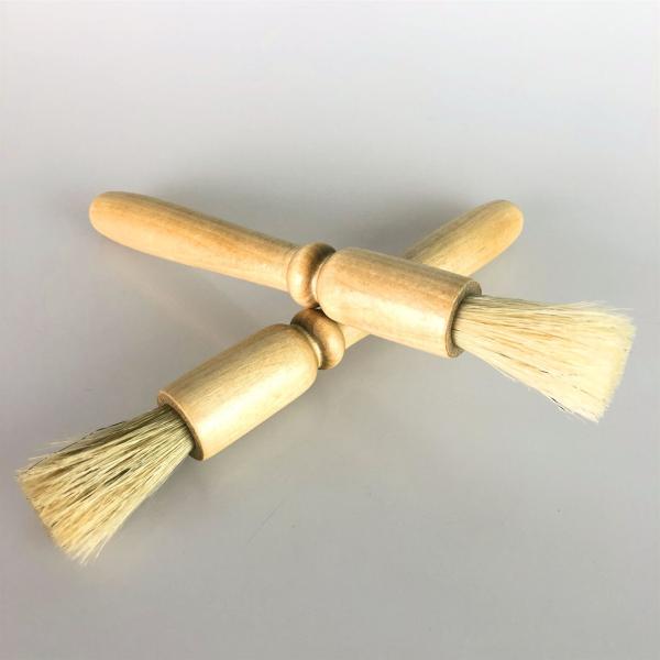 Long Handle Double Bath Dry Brush for Super Markets Custom Double Nylon Boar Wood Brush