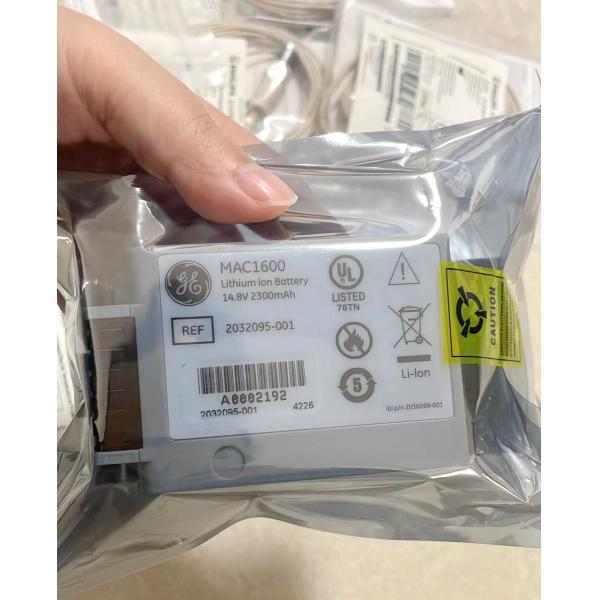 GE MAC1600 ЭКГ Машинная батарея 14,8В 2,3Ач 37Wh REF 2032095-001