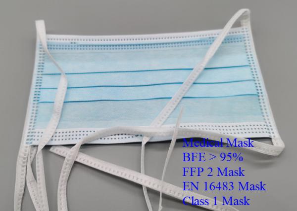 Skin Friendly Ffp3 Dust Mask , Non Toxic Disposable Earloop Face Mask