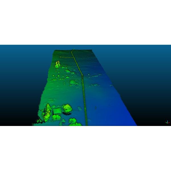 Наземный картографический дрон LiDAR Картографирование 3D-сканирование Точное снятие демонстрации Geosun GS-130X