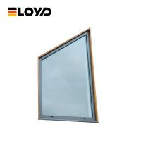 Vitres en aluminium rondes fixes, coupure thermique, étanche au son, vitres trempées 24x36