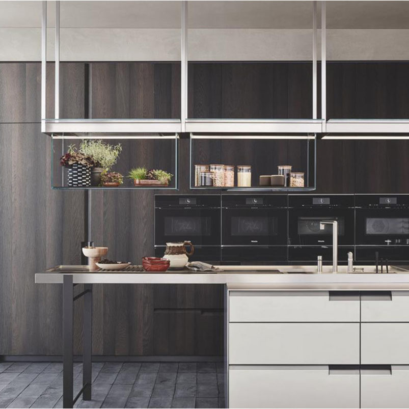 Customized Veneer Color Matte Kitchen Cabinets The Perfect Blend of Style and Function