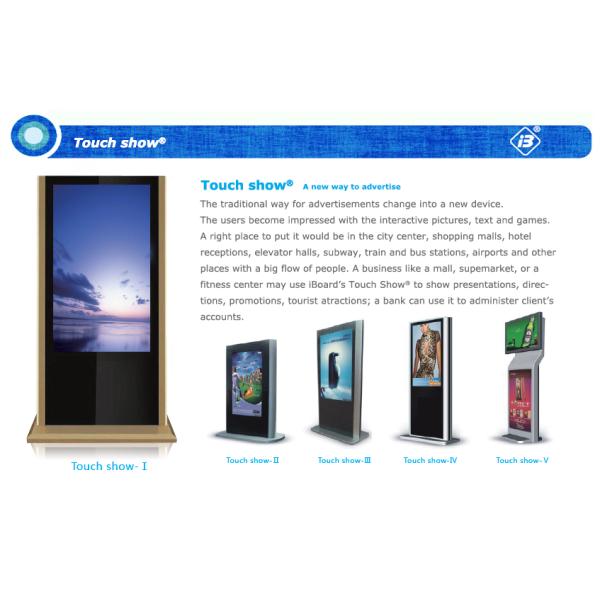Тип панель касания a нового дизайна Multi LCD привел киоск экрана касания киоска цифрового дисплея для рекламы