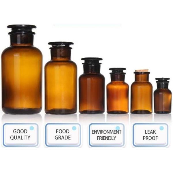 OEM Маленькие стеклянные бутылки с реагентом Аптечные банки с лекарственными препаратами