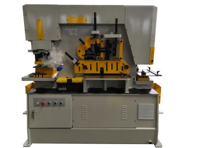 Máquina de corte de perfuração de Q35y-25 120 Ton Ironworker Multi Functions Hydraulic