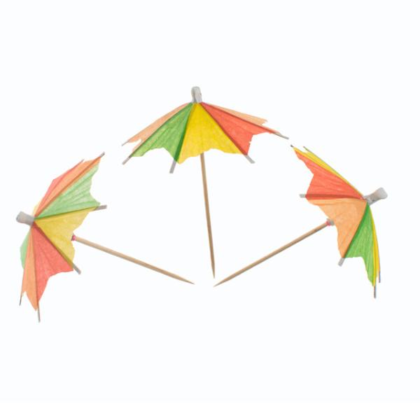 Customized Support Umbrella Toothpicks for Cocktail Party US Currency Decoration