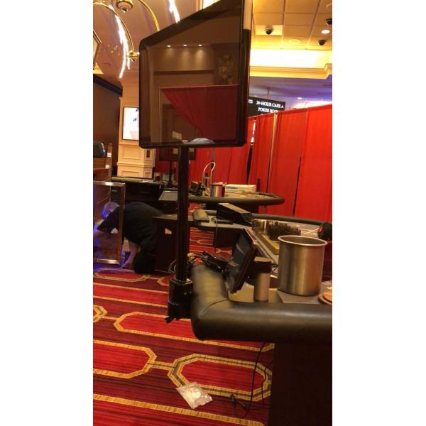 La exhibición montada en la pared de la publicidad de Digitaces de la ruleta del casino 24 dobles de la pulgada echó a un lado supervisión