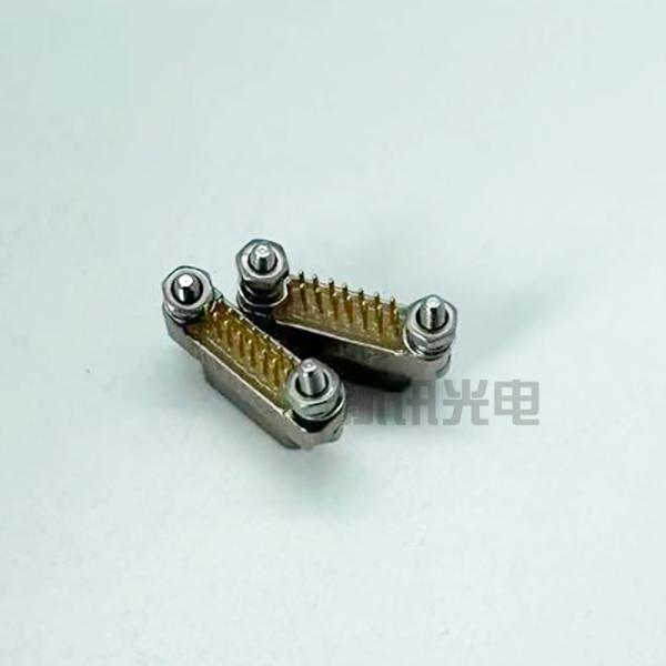 J30jzxpn15tjnap01 Aerospace 15-Core Straight Pin Through-Hole Connector.