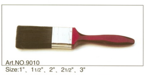 Chinese bristle plastic handle wooden handle pure bristle high quality paint brush No.9010