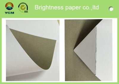 250gsm 0.31mm Printed Cardboard Sheets , Recycled Mixed Pulp A4 Cardboard Paper
