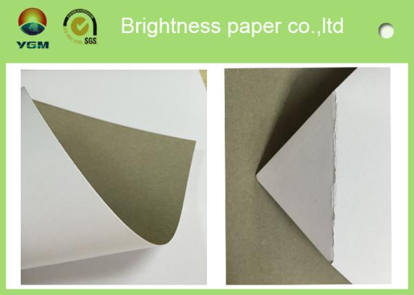 White Backing Large Paper Board , Solid Bleached Sulfate Paperboard Antistatic