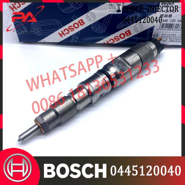 Injecteur 0445120040 de moteur diesel de DX300LC DX340 DL08 pour DAEWOO DOOSAN 65.10401-7001C