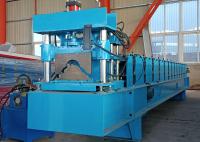 Rollformers de chapeau de crête de tuile de toit en métal avec le pressage et la coupe hydrauliques