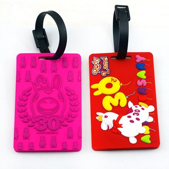 2018 New Hot Product Custom PVC Luggage Tag for passport holder