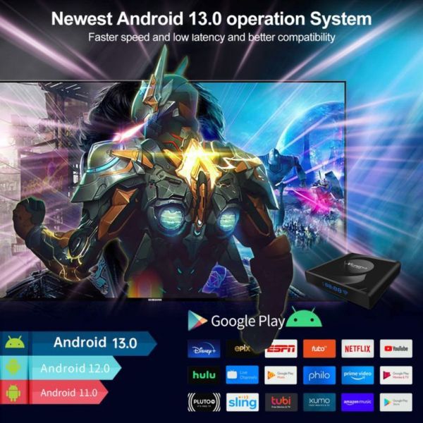 Smart Android TV Box 8K UHD Streaming Set Top Box X88 PRO
