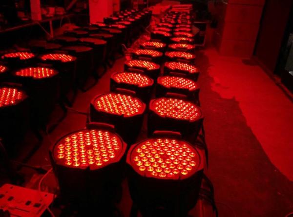 DJ Lighting LED Stage Par Lights 54pc×3w AC90-245V 50-60HZ , 8 Channels