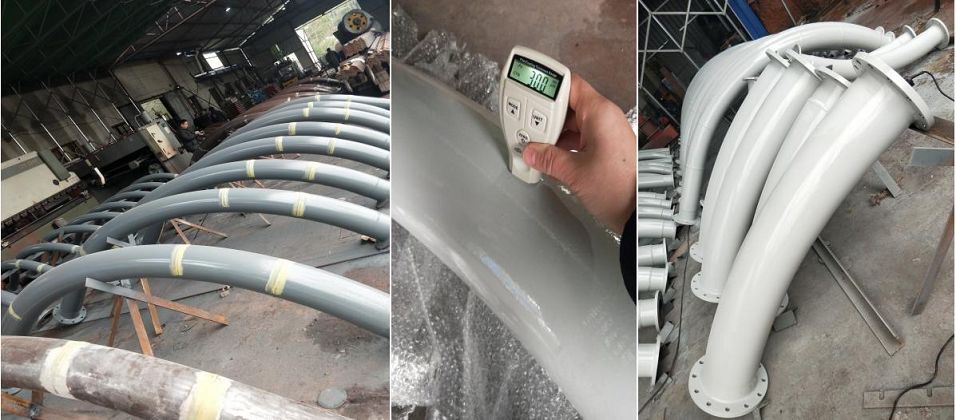 Wear Resistant Ceramic Pipe Stainless Steel Alumina Ceramic Elbow Pipe