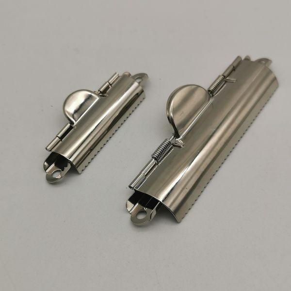  High-end metal folder clips 110mm Metal Small Metal ticket holder Toothed-structured iron clamp