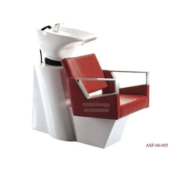 ASF-06-005 Salon Furniture Shampoo Chair China Supplier ,Shampoo Chair with Ceramic Basin