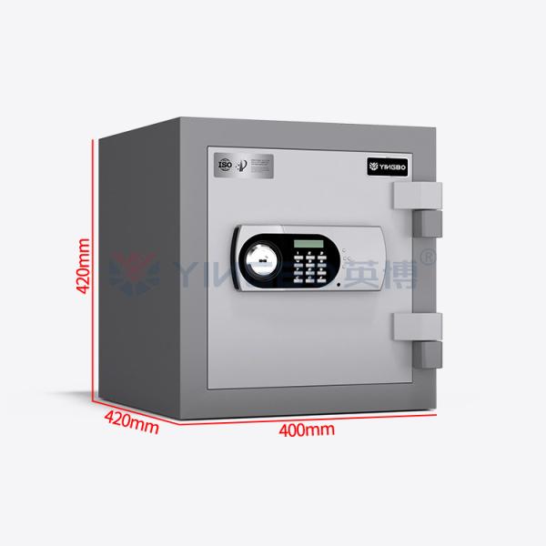 Security Dual Alarm Fireproof Safe Box With Classic Intelligent Panel Design YB/FH-42