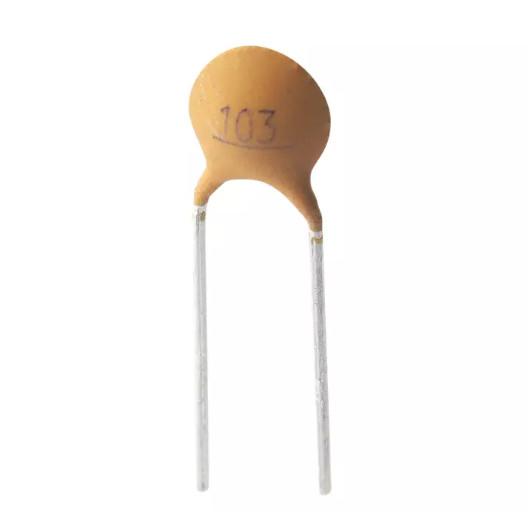 103M50V Low Voltage Dip Ceramic Disc Capacitor For Vibration Frequency Circuit