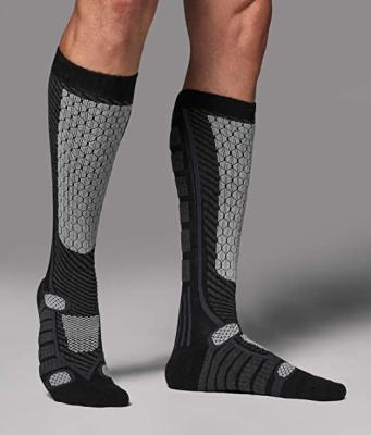 Gender-Neutral Winter Ski Socks Warm Thermal Calf Compression Snowboard Socks for Cold