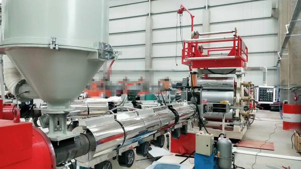 luggage bag PC ABS Sheet Extruder Machine in Whole production line