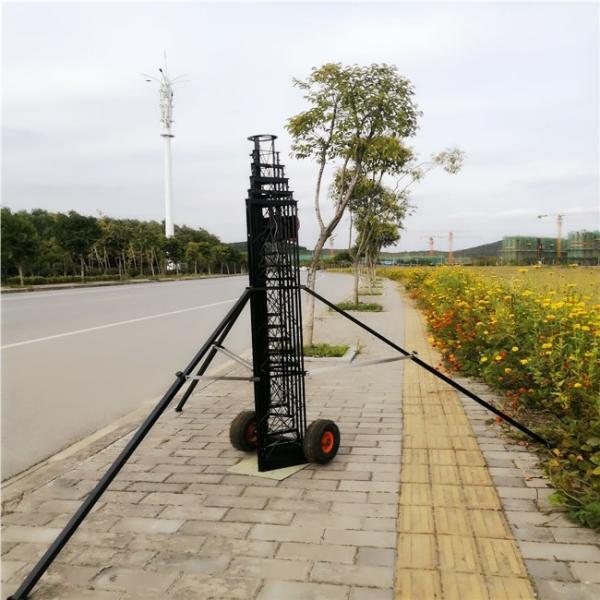 Winch Up 9M Lightweight Ham Radio Mast Telescoping