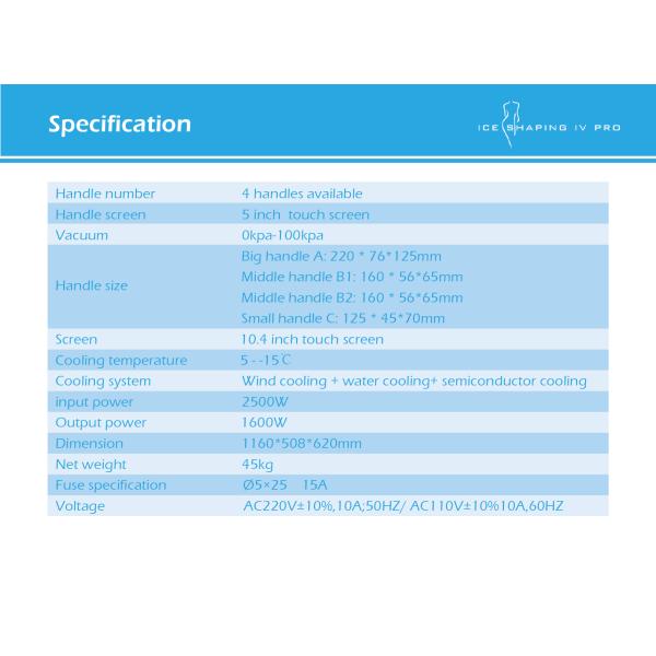 4 handles Cryolipolysis body slimming fat reduction machine with four handles working together
