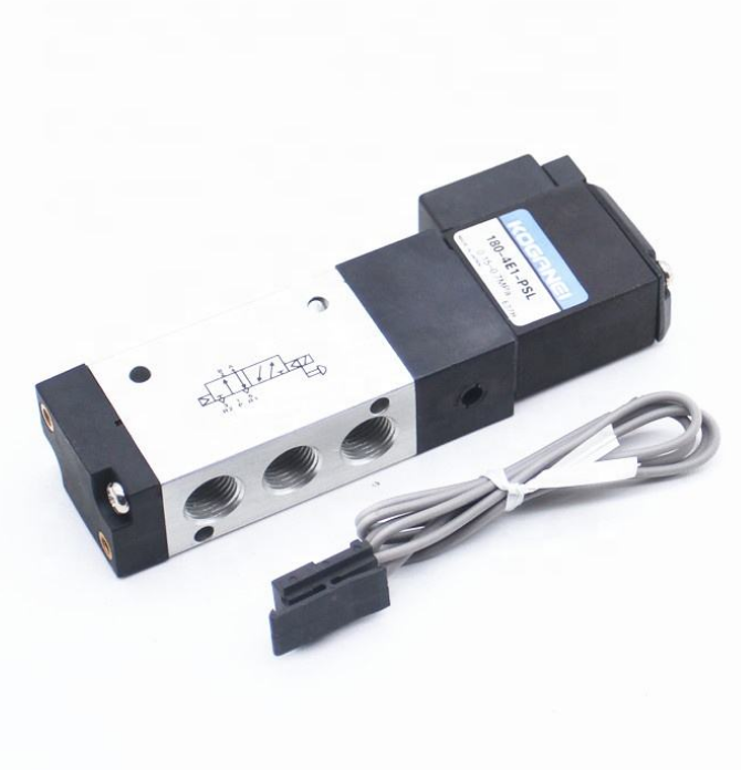 Koganei Solenoid Valve Two-position Five-way 180-4E1-PLL/-4E2-83-PSL/DC24V/AC